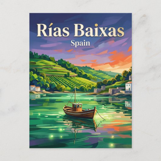 Carte Postale Rías Baixas Espagne (Devant)