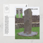 Carte Postale Riasc Stone, Kerry, Irlande (Devant / Derrière)