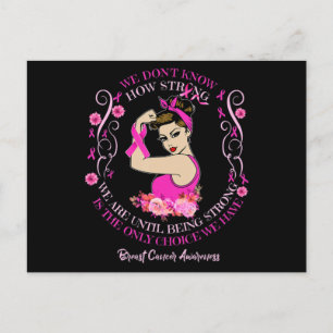 Carte Postale Ribbon T-Shirt de sensibilisation au cancer du sei