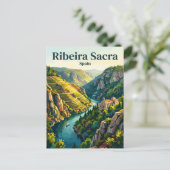 Carte Postale Ribeira Sacra Espagne (Debout devant)