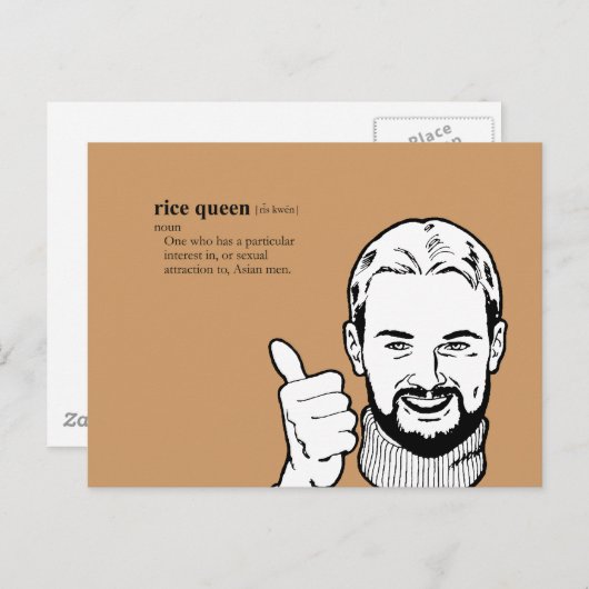 CARTE POSTALE RICE QUEEN (Devant / Derrière)