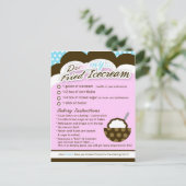 Carte Postale Rich Recettes RÊVER FRIED ICECREAM (Debout devant)