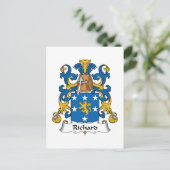 Carte Postale Richard Family Crest (Debout devant)