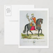 Carte Postale Richard I, King of England (1157-99), 1194, from (Devant / Derrière)