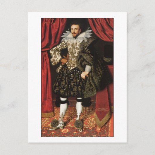 Carte Postale Richard Sackville par William Larkin (Devant)