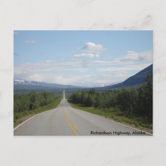 Carte Postale Richardson Highway, Alaska (Devant)