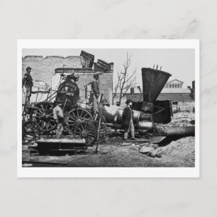 Carte Postale Richmond et Petersburg RR Ruines Richmond VA