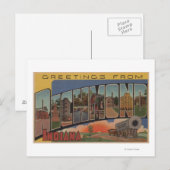 Carte Postale Richmond, Indiana - Scènes de grandes lettres (Devant / Derrière)
