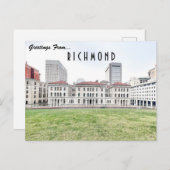 Carte Postale Richmond Skyline (Devant / Derrière)