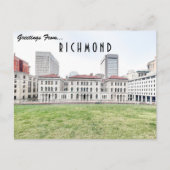 Carte Postale Richmond Skyline (Devant)