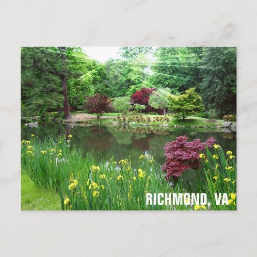 Carte Postale Richmond Virginia Maymont Park Photo de voyage (Devant)