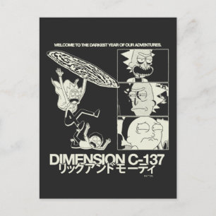 Carte Postale RICK ET MORTY™   Dimension C-137