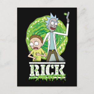 Carte Postale RICK ET MORTY™   Éclat vert