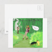 Carte Postale Rick London Turtle Et Le Coiffeur De Perruque Drôl (Devant / Derrière)