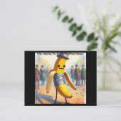 Carte Postale Rick London's Hilarious Duct Taped Banana Art (Debout devant)
