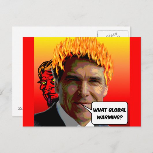 Carte Postale Rick Perry (Devant / Derrière)