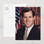 Carte Postale Rick Santorum (Devant / Derrière)