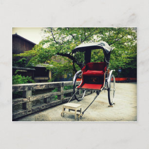 Carte Postale Rickshaw japonais