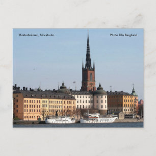Carte Postale Riddarholmen, Stockholm, Photo ...