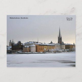 Carte Postale Riddarholmen, Stockholm, Photo ...