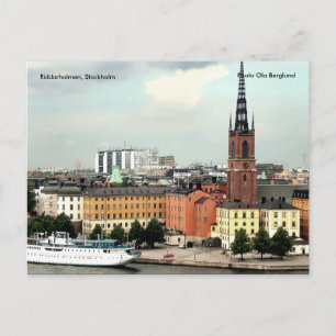 Carte Postale Riddarholmen, Stockholm, Photo Ola...