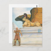 Carte Postale Riddle Sphinx (Devant / Derrière)