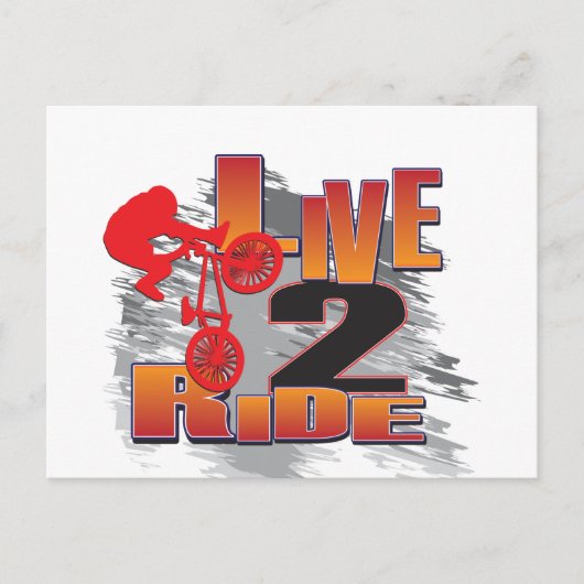 Carte Postale Ride 2 Vélo BMX Live (Devant)