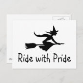 Carte Postale Ride Avec Fierté (Devant / Derrière)