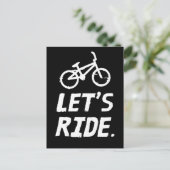 Carte Postale Ride City et Mountain Cyclist Humour (Debout devant)