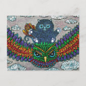 Carte Postale Ride de la Chouette arc-en-ciel (Devant)