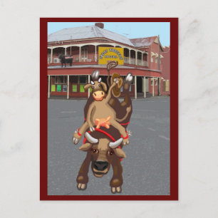 Carte Postale Ride em cowgirl