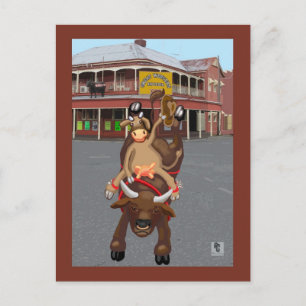 Carte Postale Ride em cowgirl