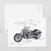 Carte Postale Ride Gratuite (Devant / Derrière)