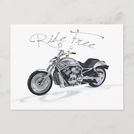 Carte Postale Ride Gratuite (Devant)