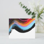 Carte Postale Ride it abstrait peinture (Debout devant)