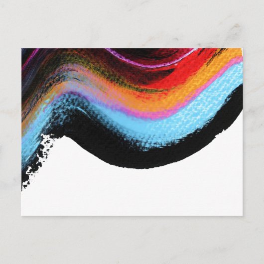 Carte Postale Ride it abstrait peinture (Devant)