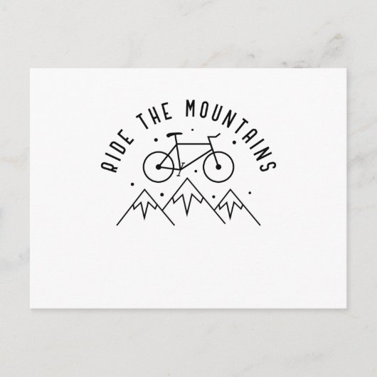 Carte Postale Ride the Mountains (Devant)