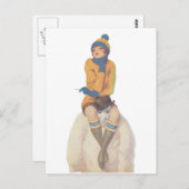 Carte Postale Ride the Snowman (Devant / Derrière)