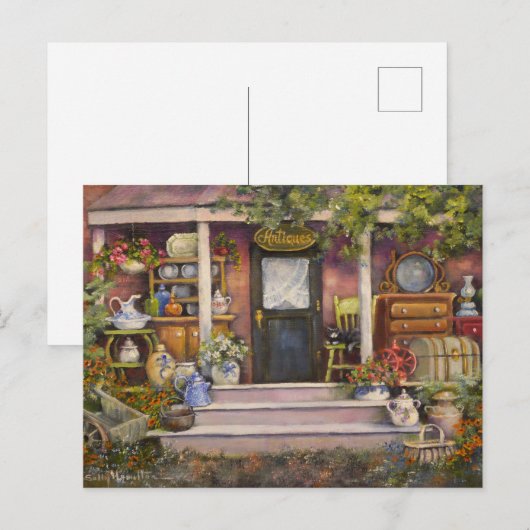 Carte postale Rideau Antiques Canada Russe Country (Devant / Derrière)