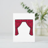 Carte Postale Rideau de théâtre (Debout devant)