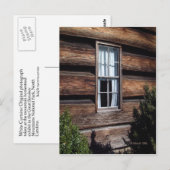 Carte Postale Rideaux blancs (Devant / Derrière)