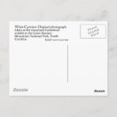 Carte Postale Rideaux blancs (Dos)