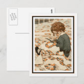 Carte Postale Rideaux de correction pour enfants par Jessie Will (Devant / Derrière)