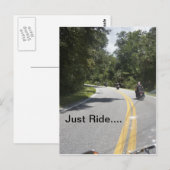 Carte Postale Ridin' (Devant / Derrière)
