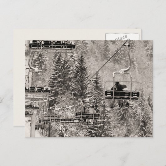 Carte Postale Riding above the trees (Devant / Derrière)