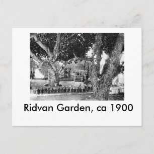 Carte Postale Ridvan Garden - vers 1900