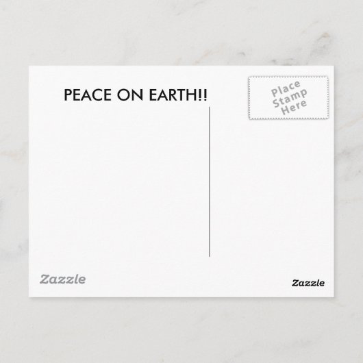 CARTE POSTALE RIEN (Dos)