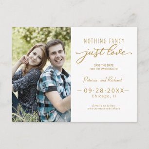 Carte Postale Rien de fantaisiste juste amour enregistrer la dat