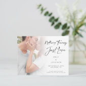 Carte Postale Rien de Fantastique Juste une Photo d'Amour pour S (Debout devant)