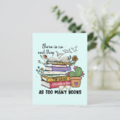 Carte Postale Rien De Trop De Livres (Debout devant)